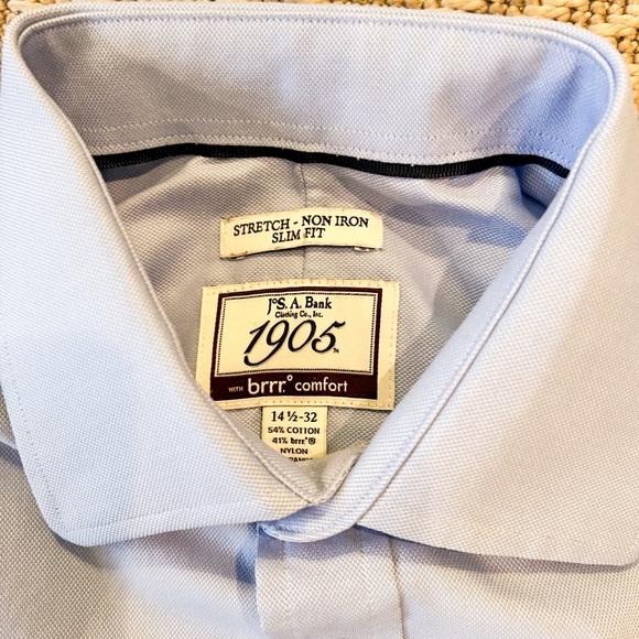 Jos. A. Bank slim fit light blue shirt - Picture 2 of 2